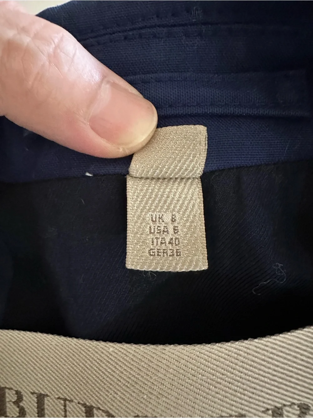 Burberry tailored single